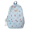Strawberry Print Backpack Warterproof Nylon Women Anti-theft Shoulder Bag Large Capacity School Bag For Girls Travel Rucksack 6