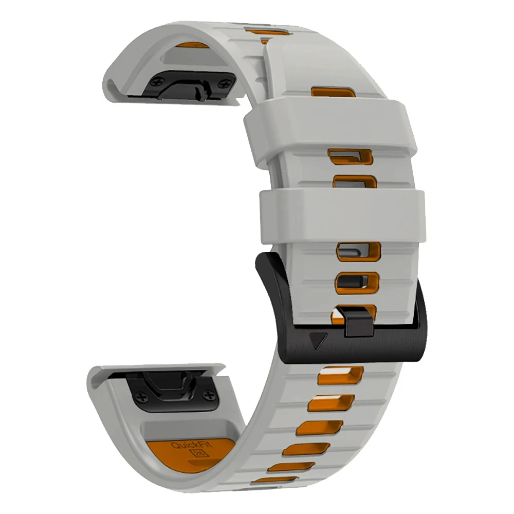 Outdoor Sports Silicone Watch Strap - Quickfit 22mm & 26mm