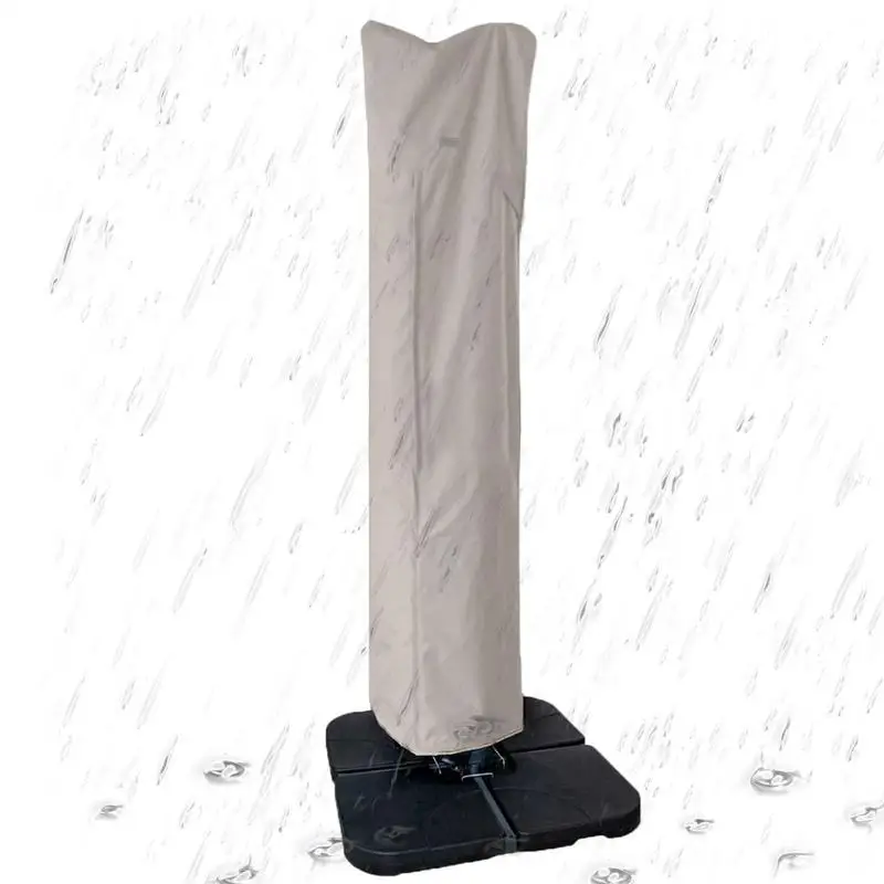 

Cantilever Umbrella Cover Waterproof Outdoor Anti-UV Umbrella Cover Curved Cantilever And Straight Pole Parasol Outdoor