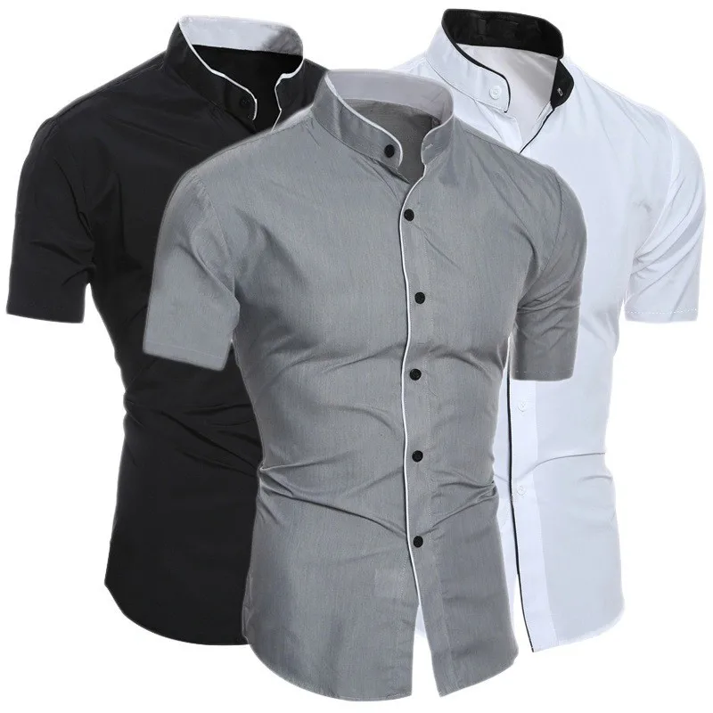 Chemise Homme Jeep Manches Courtes XL Verte à Rayures, Boutonnée Décontractée