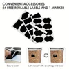 Kitchen Food Storage 7pcs-set Container BPA FREE Cereal Candy Storage Boxes Jar with 10stickers and Pen 6