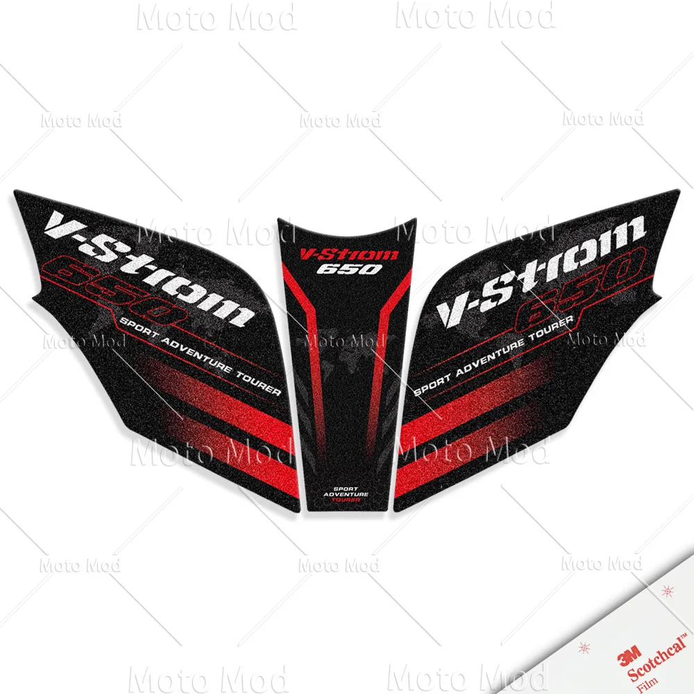 스즈키 Vstrom 650 dl650 DL V-STROM 650XT 오토바이 탱크 패드 스티커 연료 가스 커버 보호 액세서리 데칼