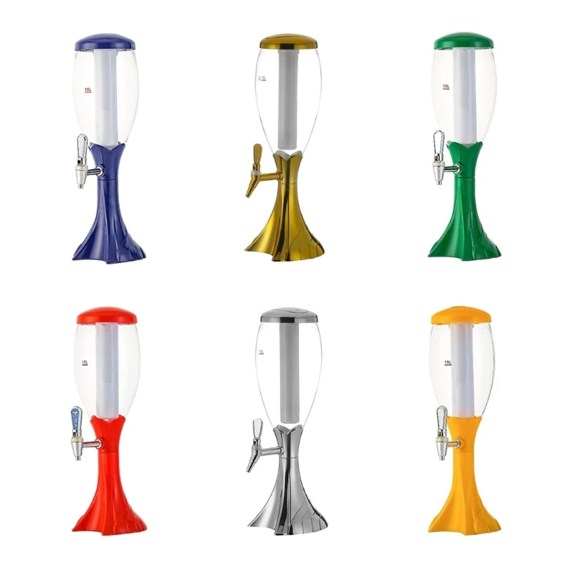 Unique Glowing Beverage Column Versatile Drinks Dispenser Glowing Beer Tower dropshipping