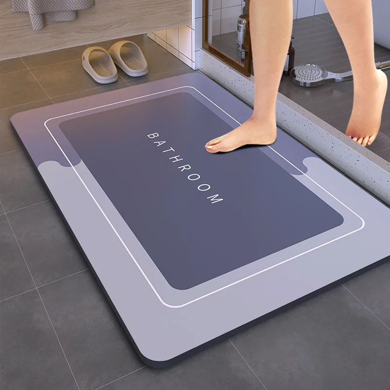 50x80cm Leaf Bath Cushion Bathroom Rug Anti-slip Soft Ultrafine Fiber Water  Absorbing Machine Washable Floor Mat Bath Tub Carpet - AliExpress