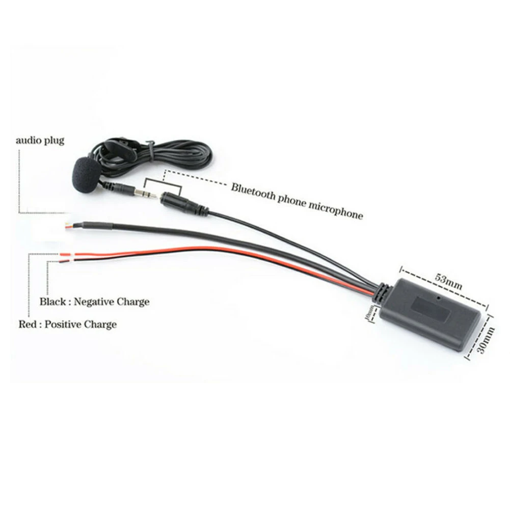 Mic Audio Cable Mic Cable 1.5M 5-12V Bluetooth Per Mazda 3 5 6 Mx-5 Rx-8 Adattatore Cavo Audio Durevole Nuovo Di Zecca Di Alta Qualità