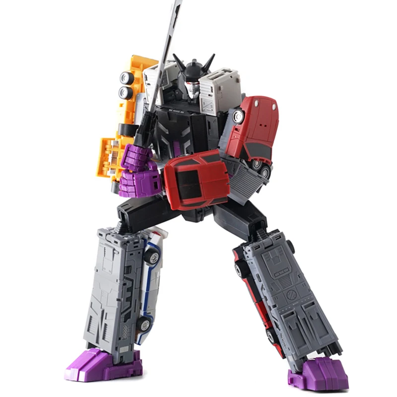 Фото Игрушки MHZ MINI07 Menasor набор шедевр трансформер 5 в 1 экшн-фигурка игрушка модель фильма большой размер KO деформация автомобиль робот №4
