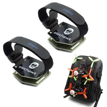 1 set borsa per drone fai da te zaino con fibbia appesa gancio per pilota FPV volante all'aperto che trasporta droni da corsa strumento fai da te