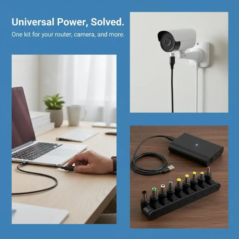 1/5/8/14개입 타입 C / 태블릿 마이크로 USB 2.0 - DC 5.5x2.1mm 전원 잭 어댑터 플러그 USB C - DC 5.5*2.1mm 커넥터 어댑터 5V