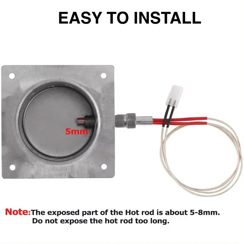 Hot Rod Ignitor Kit Replacement Grill StarterTraeger Camping Chef Pellet Grills BBQ Parts Fire Pit Meater Barbecue Accessories