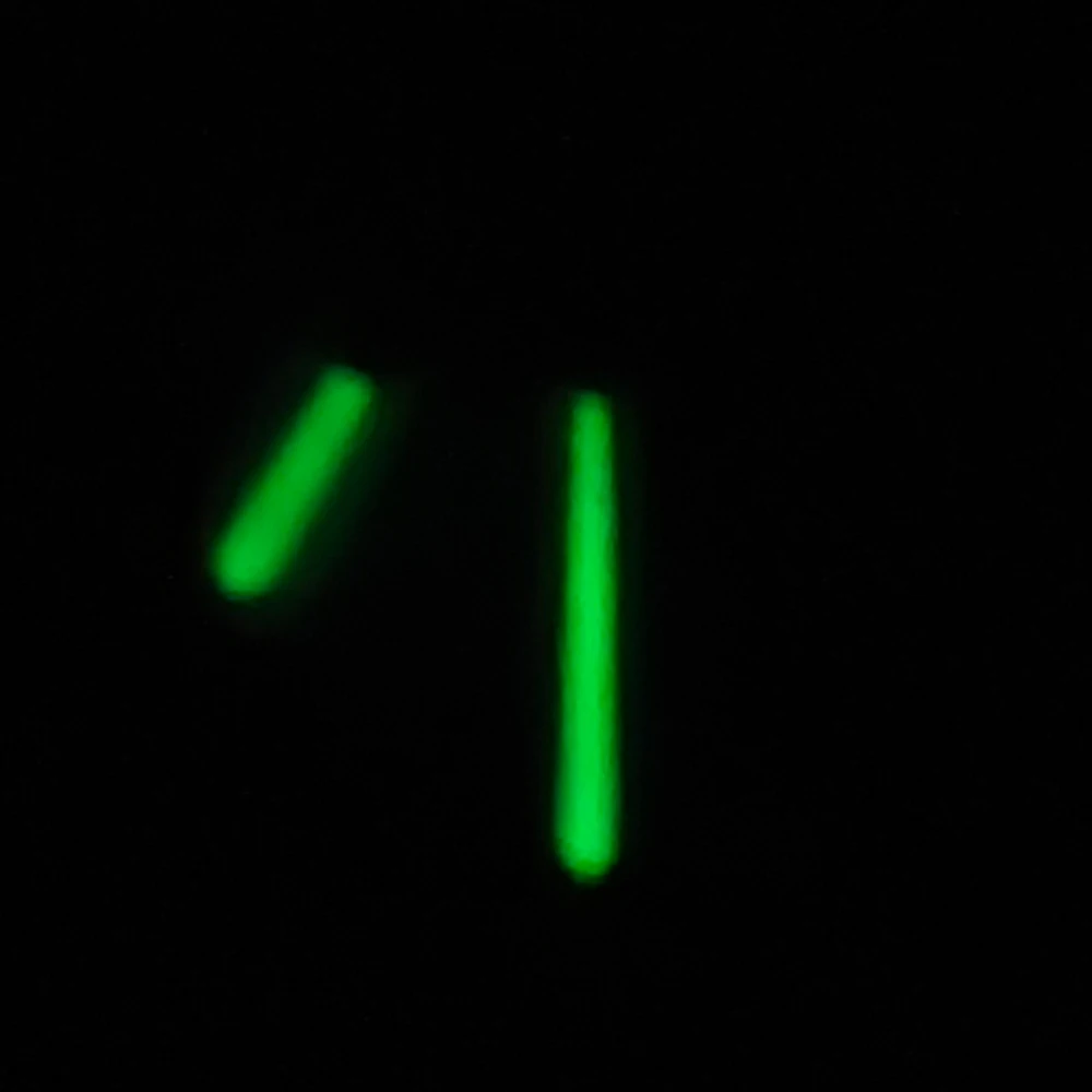 RICHUS Red Watch Hands with Green Luminous Finish for Timepiece Modification and Repair