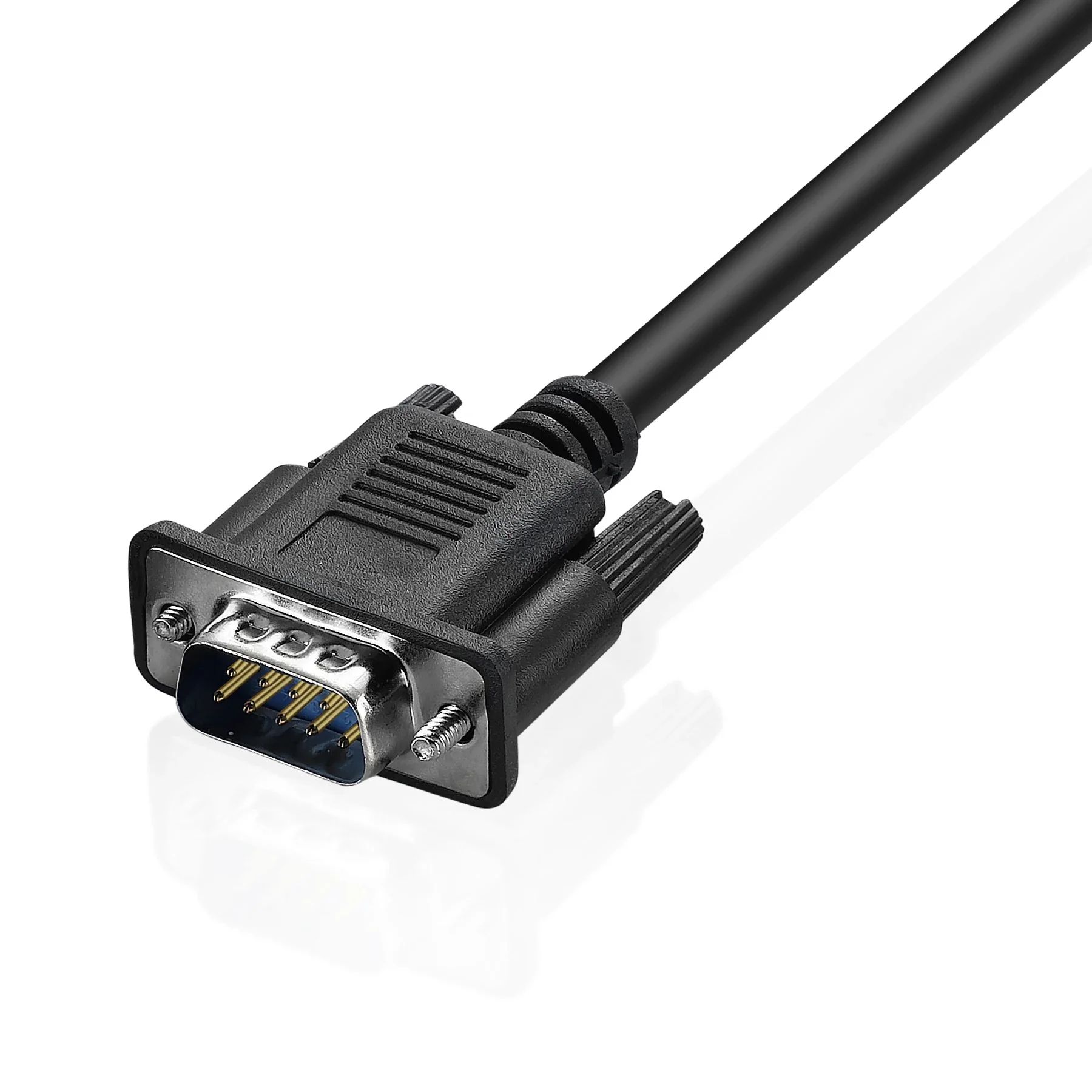 Câble Série RS232 DB9 Mâle Vers Femelle - Rallonge 5 M - Pour Appareils Anciens, Connexion Stable