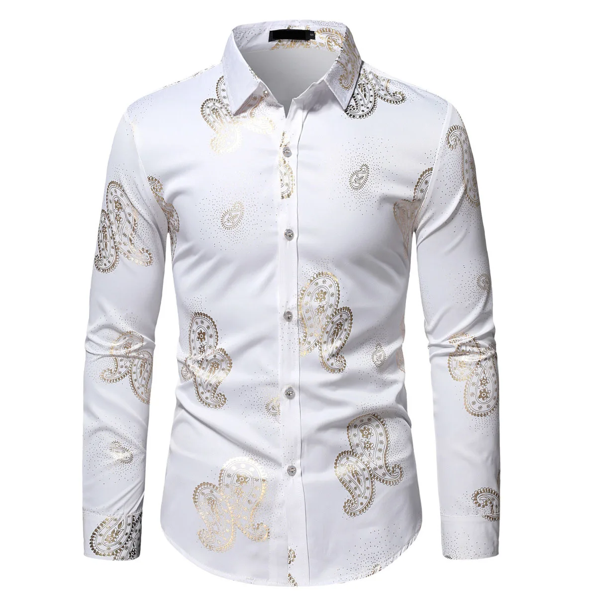 colored dress shirts Men's Casual Solid Color Long Sleeve Dress Shirt Men Non-Iron Business  Social Formal Shirts Top at Amazon Men's Clothing store main image 0