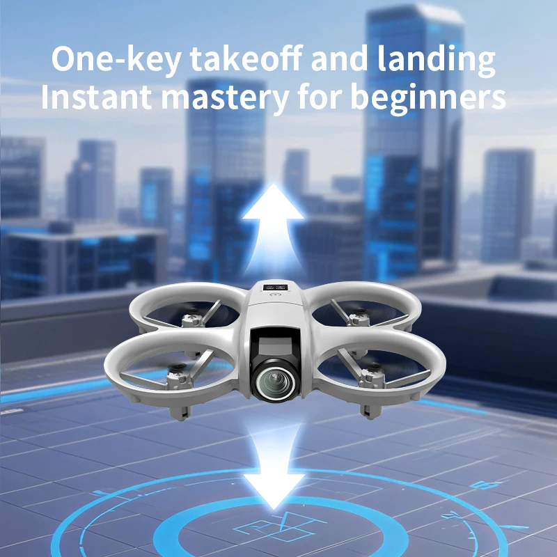 Mini Dron Selfie de Bolsillo H135 con Doble Cámara 4K WiFi FPV