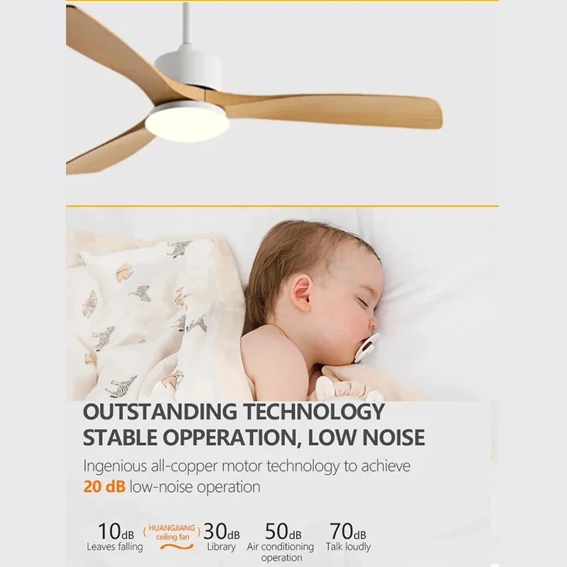 36Inch Electric fan 3 ABS Blade Pure Copper DC 35W Motor Ceiling Fan With 24W LED Light Support Remote Control