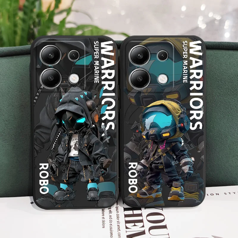 Trendy Cool Boy Liquid Silicone Phone Case Cover
