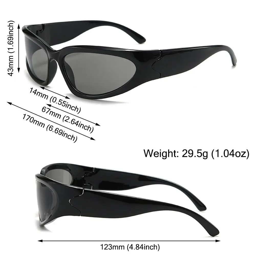 Polycarbonate Cycling Sunglasses with UV Protection for Men and Women