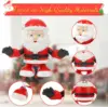 Cartoon Electric Santa Claus Toy Decor Christmas Singing Dancing With LED Light   AA Battery Operated Funny Gift For Kids 2