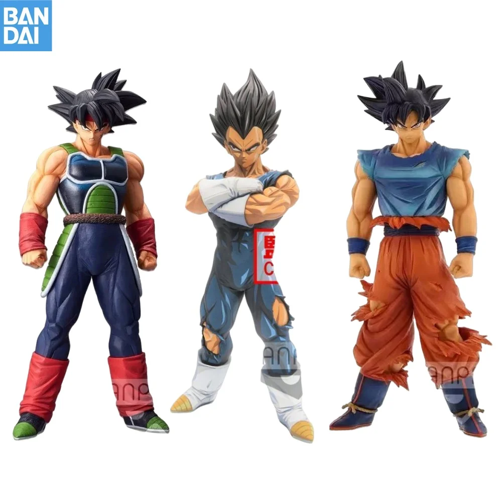 

Bandai Original Anime Dragon Ball Z Grandista Nero Genuine Banpresto Burdock Son Goku Vegeta IV Action Figure Model Toys Gifts