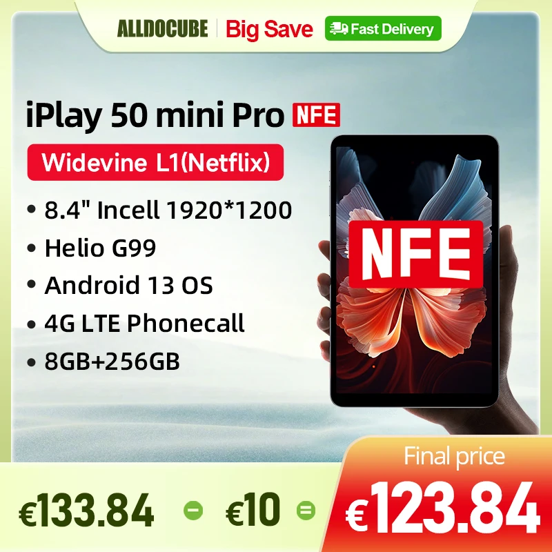 Alldocube iPlay50 Mini PRO Tablet Netflix L1 8.4inch