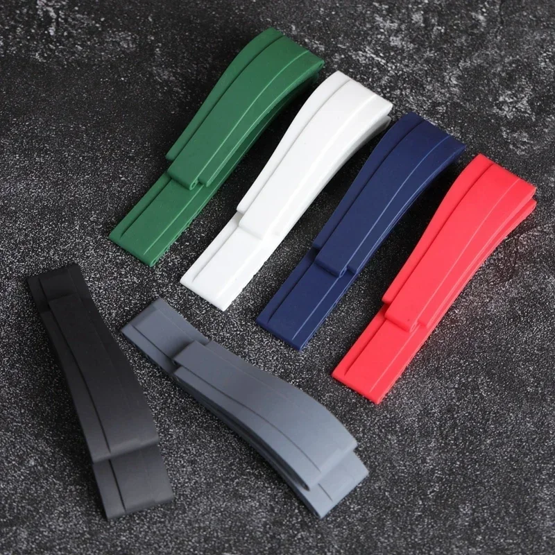 High-Quality 20mm Silicone Waterproof Watch Strap