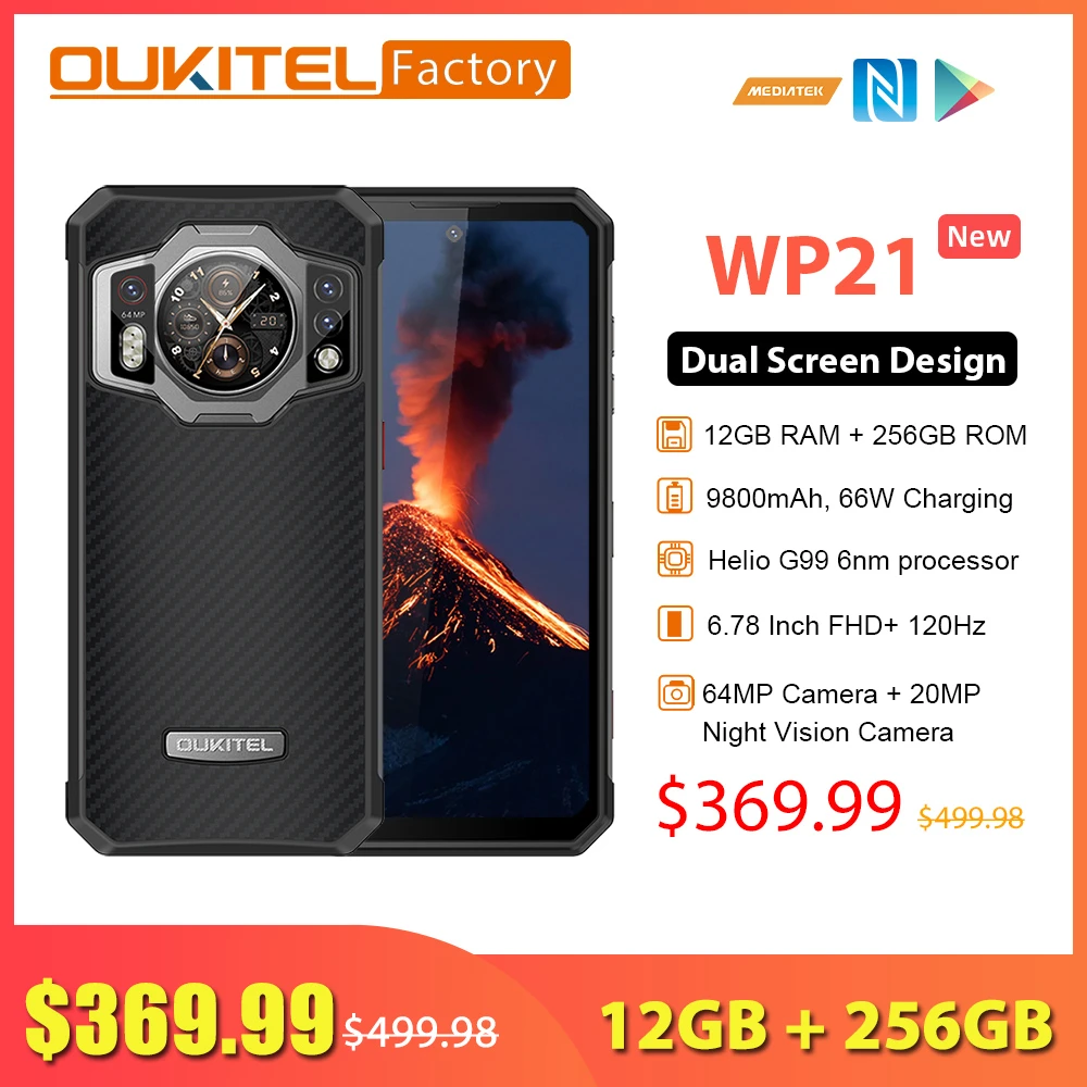 OUKITEL WP21 SIMフリー スマホ本体 防水スマホ OUKITEL WP21 Ultra