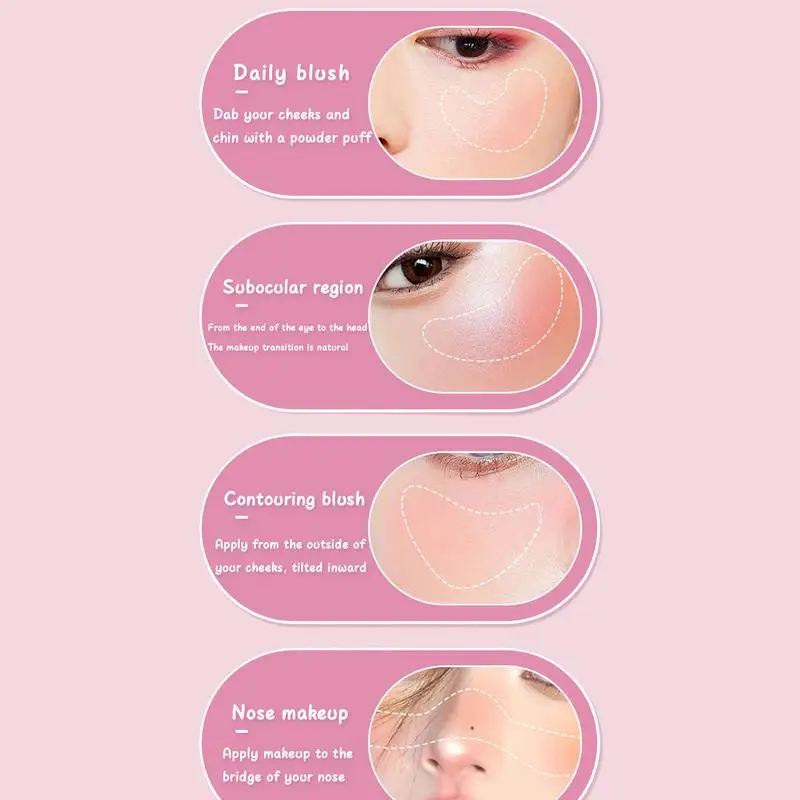 Change Blush Black Transparent Crystal Color Changing Magic Gel Natural Brighten Lip & Cheek Contour Lipstick Makeup Blush