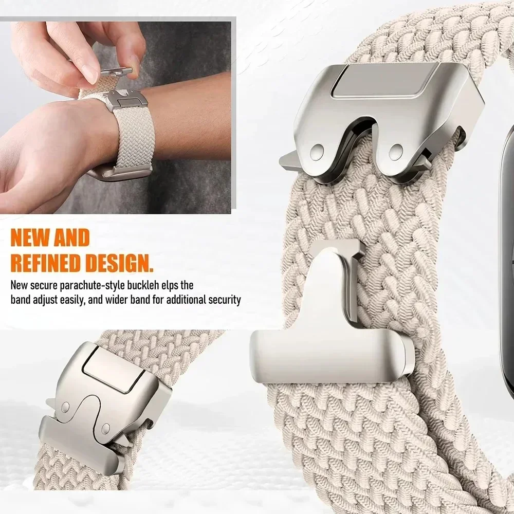Breathable Nylon Parachute Buckle Wristband Strap