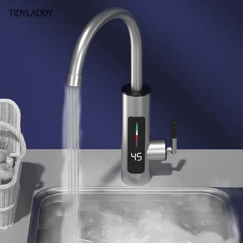Kitchen Sink Faucet Electric Water Heater Tap with Led Instant Heating Faucet Kitchen Novel Kitchen Accessories