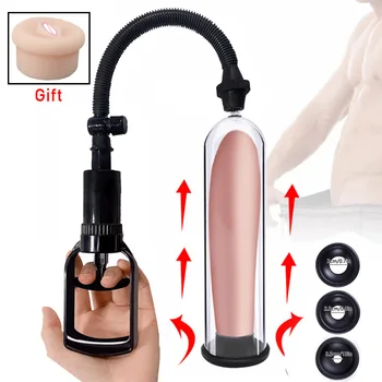 Penis Pump Vacuum Pump for Penis Enlargement Male Enhancement Erection Dick Cock Pump Masturbator Penis Trainer Adult Sex Toys 2