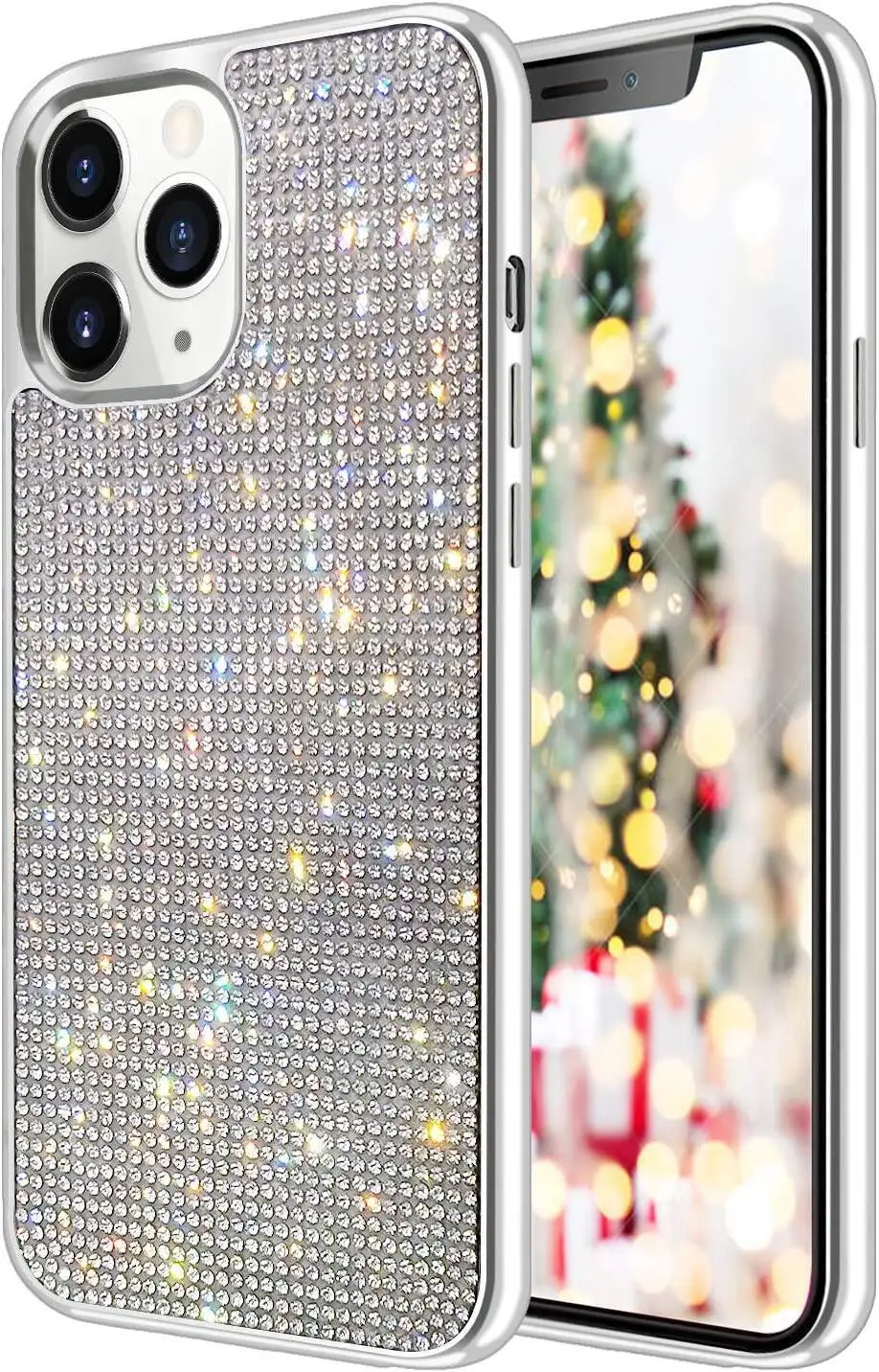 For Huawei Nova 10 Pro Mate 50 Pro P40 Lite Case Diamond Case Cute Bling Glitter Rhinestone with Electroplate Plating Bumper