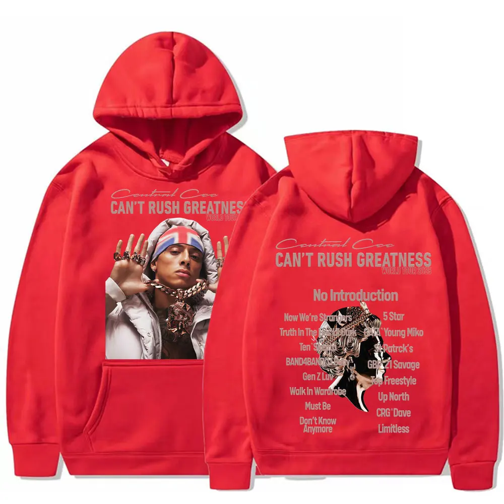 Central Cee “Can't Rush Greatness” World Tour 2025 Concert Hoodies