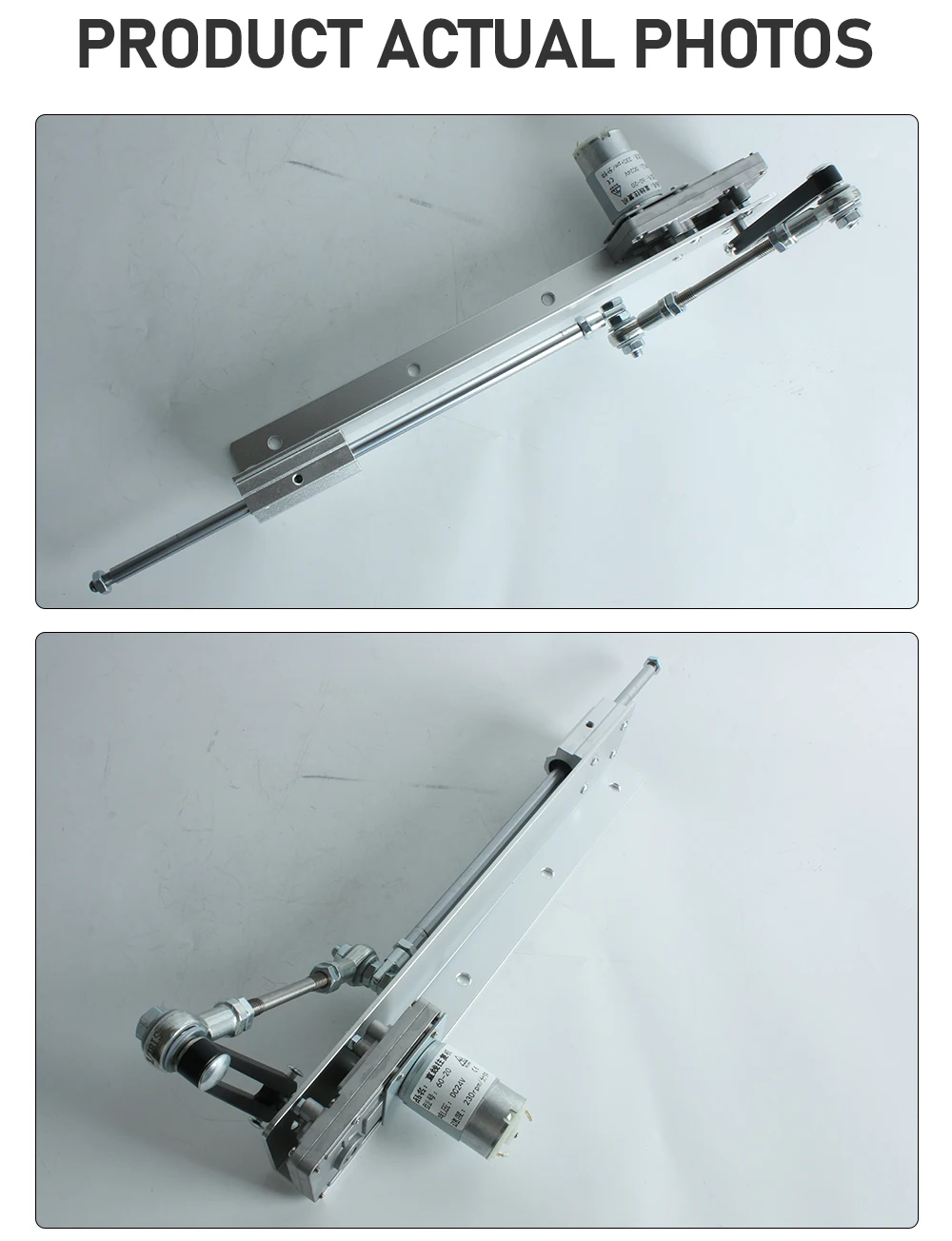 DIY Reciprocating Linear Actuator Motor 24V 6-20cm Electric Push Rod for Hobby P