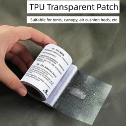 Transparent Waterproof Repair Patch for Tents, Raincoats, and Inflatables (5PCS)