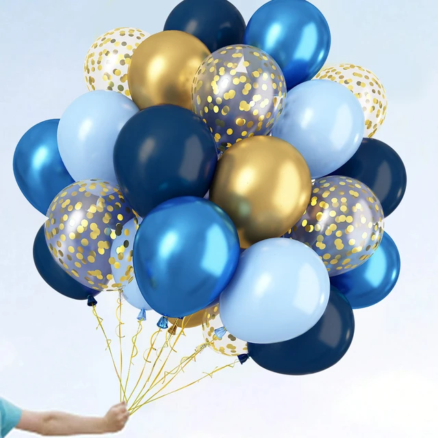 Ballons métalliques en Latex perlé, confettis dorés, pour anniversaire, mariage, réception-cadeau pour bébé, décor de fête, 31/36/37/51/101 pièces 3
