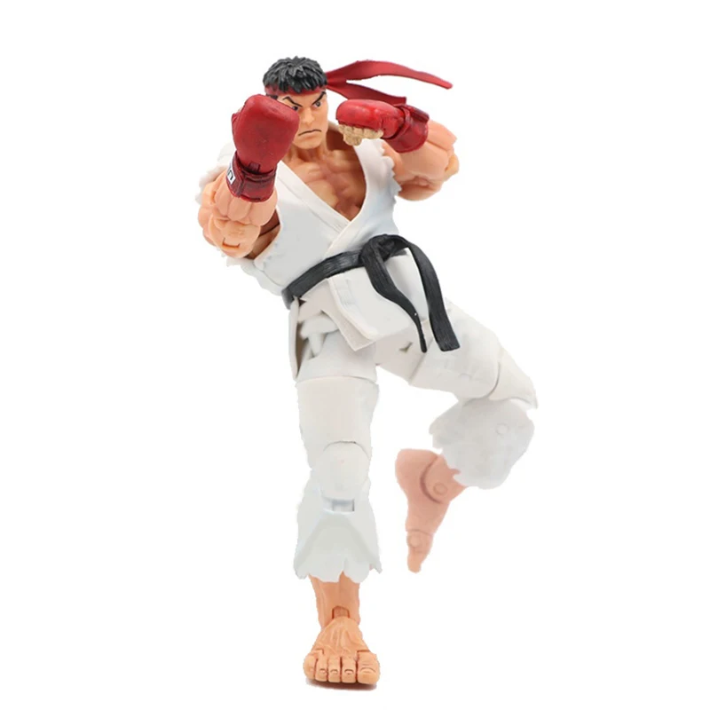 

Bandai Street Fighter Ryu Ken Masters Guile Chun-Li Gouki Oint Movable Action Figure Finished Product Model Toys