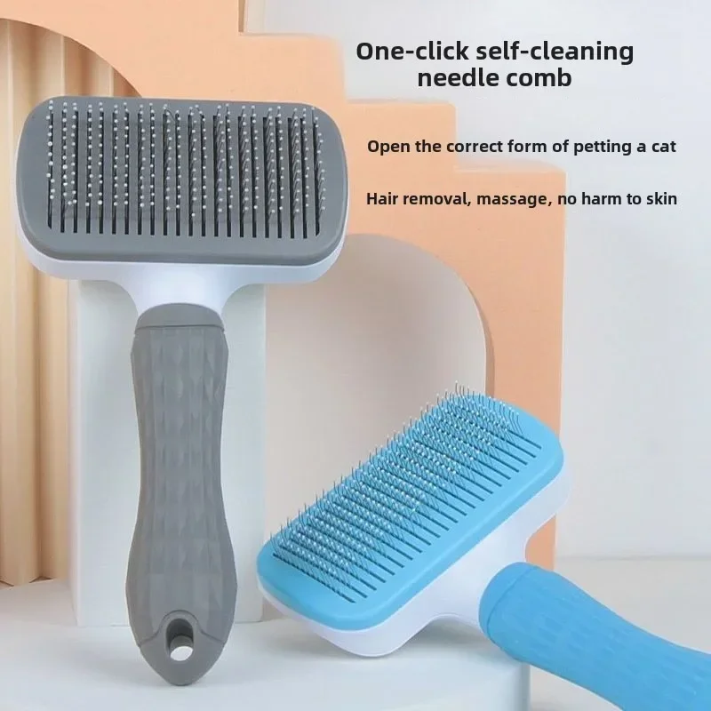 Pet Hair Removal Comb - Non-slip Beauty Brush