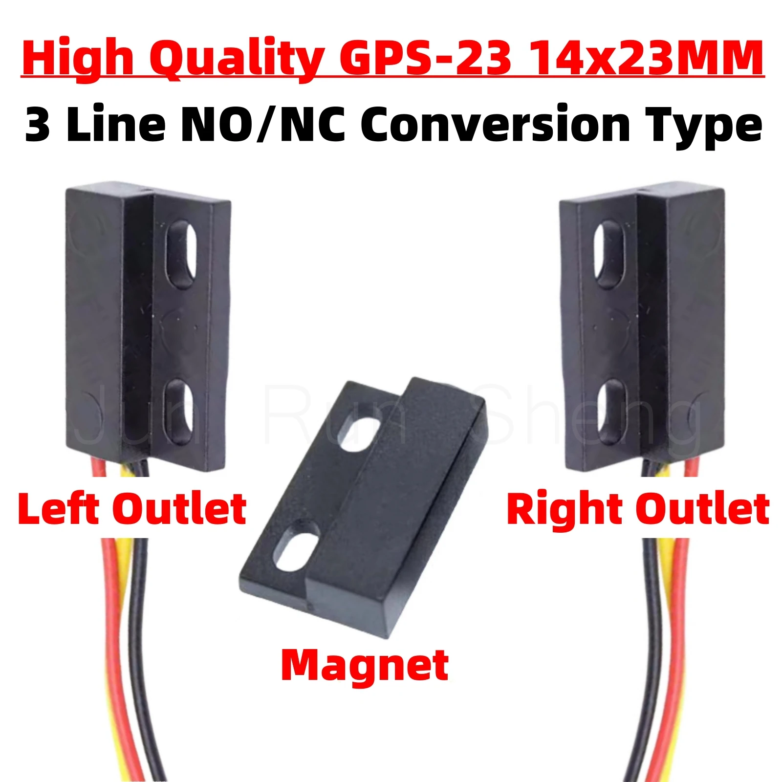 Magnetic Control Reed Switch Sensor Reed Switch GPS-23 Normally Open GPS-23B Normally Closed NO/NC Type 14*23MM With Magnetic Spring Switch Proximity Control