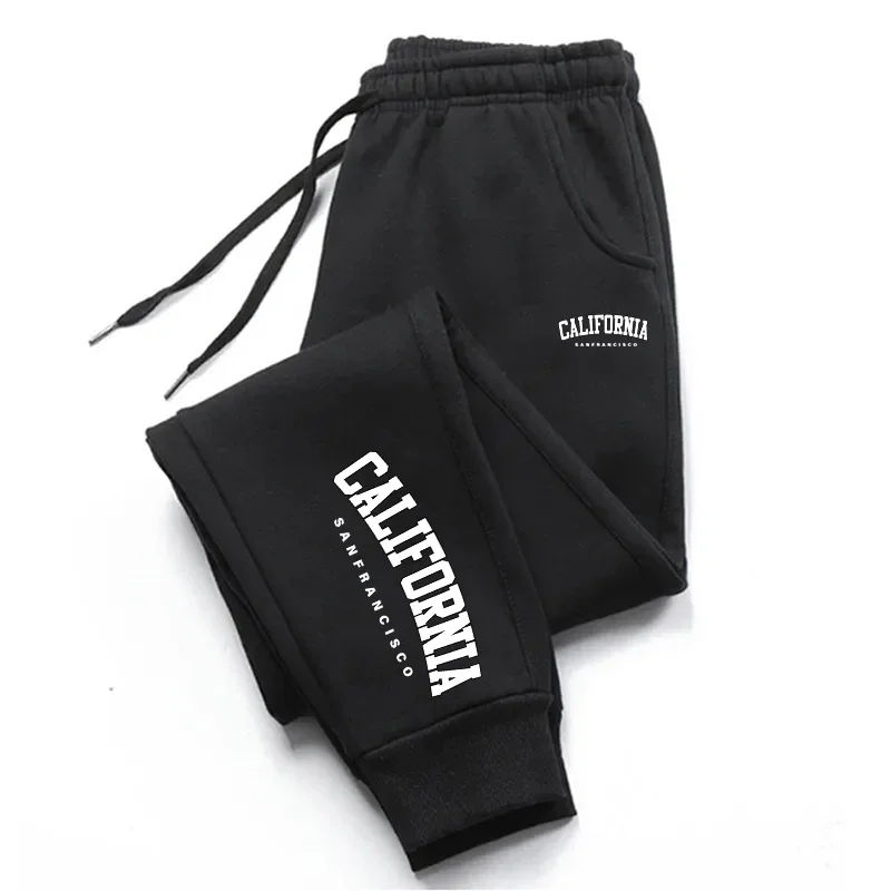 California Printed Jogging Pants Sports Pants Fitness Running Trousers Sports Style Sweatpants Pants Men Tracksuit Sweatpants 3