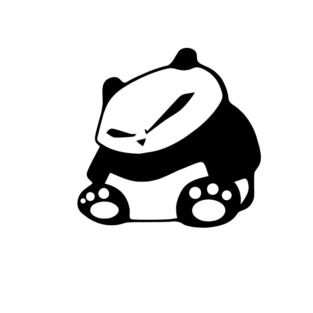 

Car Sticker Personality Cartoon Panda Popular Stickers PVC Hot Selling Auto Window Bumper Waterproof Sunscreen Quality Decals