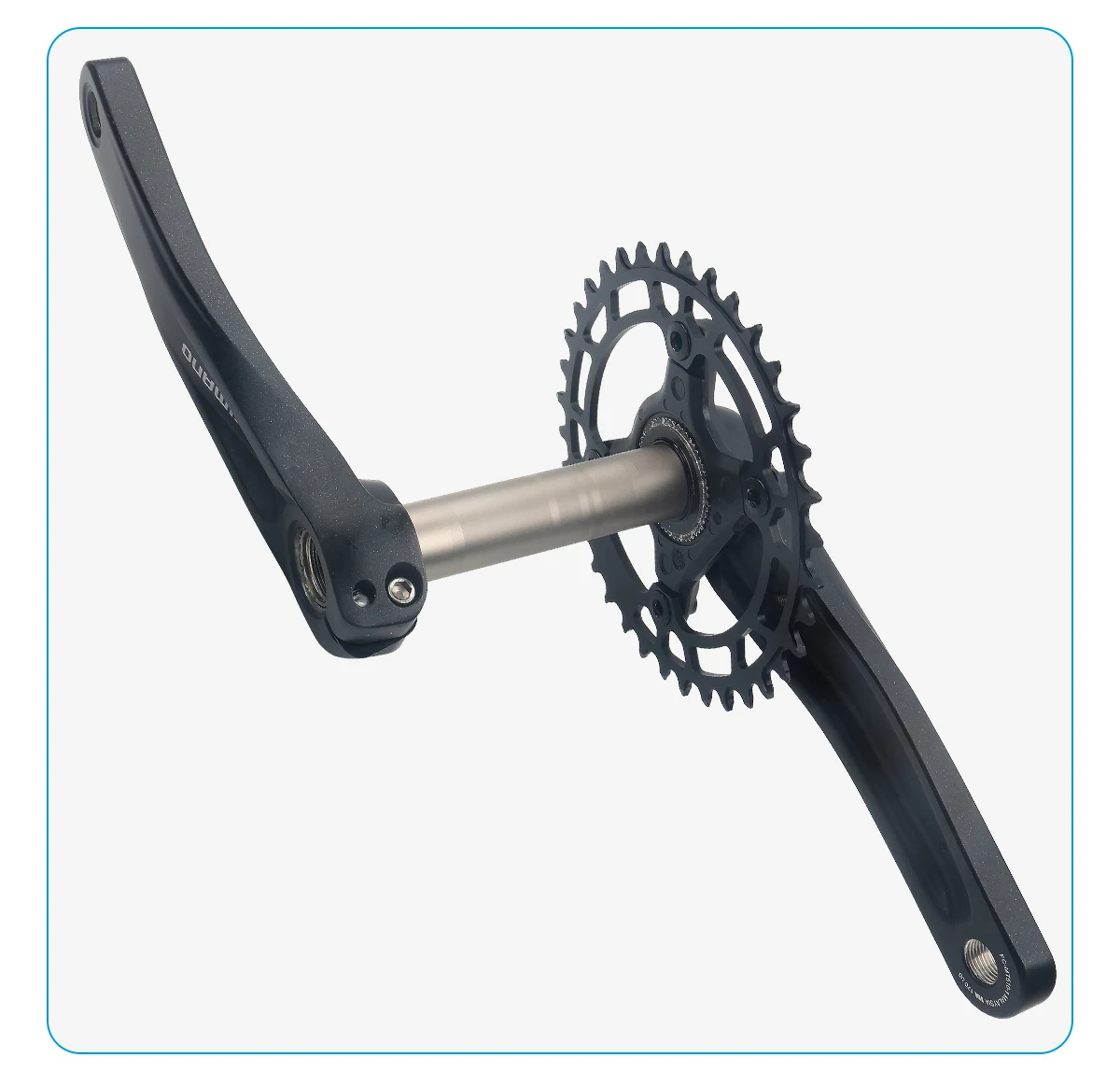 Shimano Deore SLX MT510 MTB Kurbelgarnitur 10 10 11 12 Geschwindigkeit Mountainbike Kerze Fahrrad Kettenrad 170mm 32T 34T 36T 38T BB52 MT500 – Detail 13
