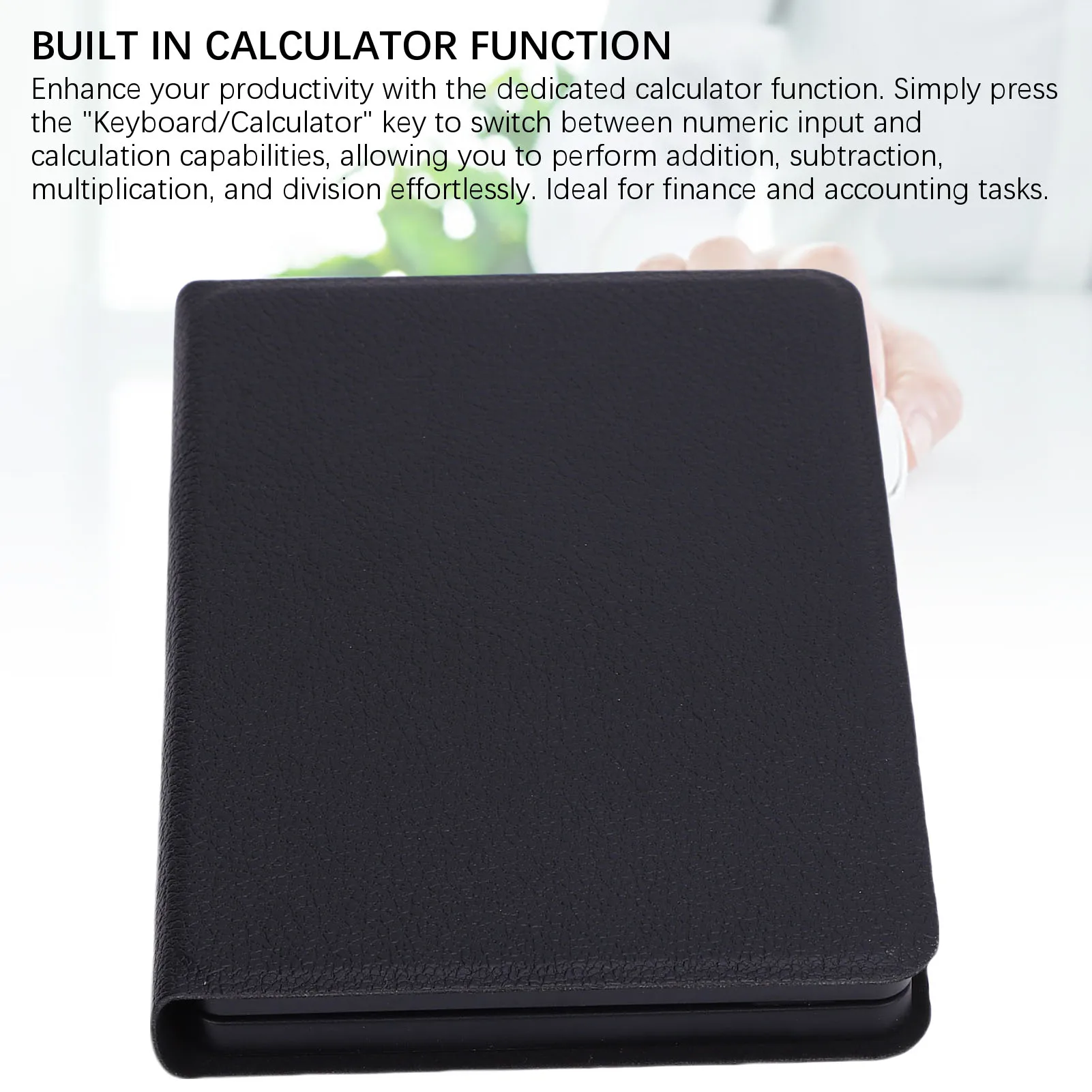 Wireless Numeric Keypad 2 Device Connectivity Bluetooth Numeric Keyboard Foldable Calculator Function for Financial Accounting