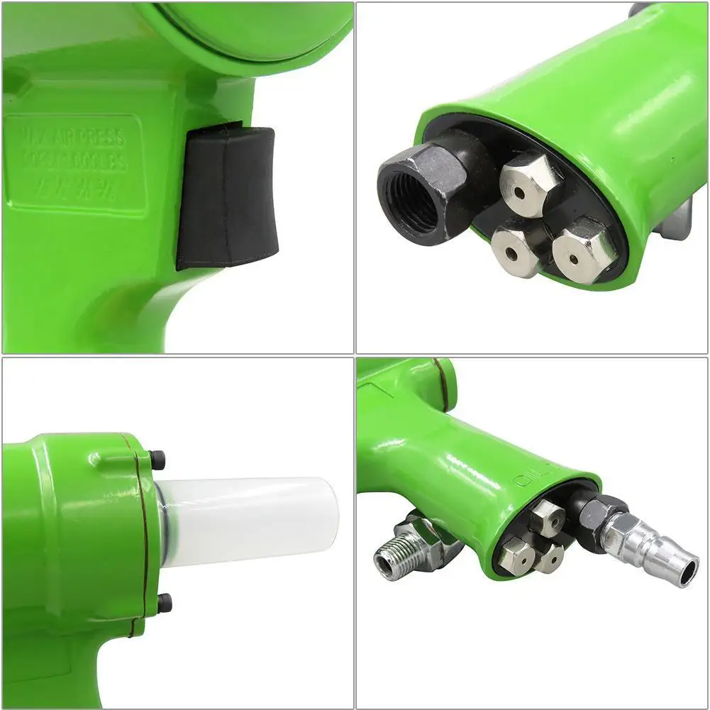 Classic Texture Durable Pneumatic Pistol Type Pop Rivet Gun Practical Multi-functional Air Power Operated Riveter Air Riveter 3