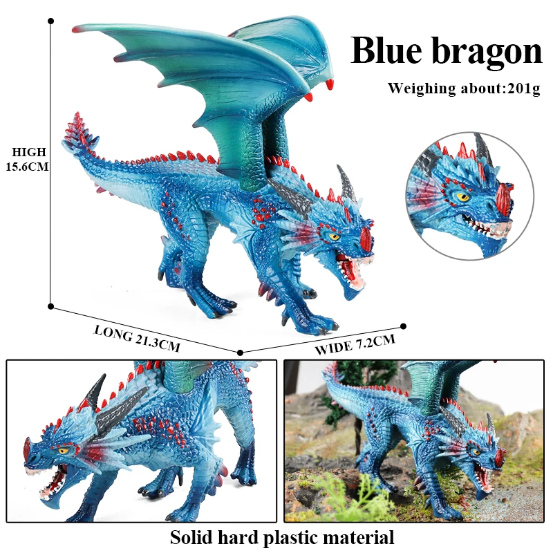 Savage Dragon Mythical Creatures Action Figures Collection Toy Gift