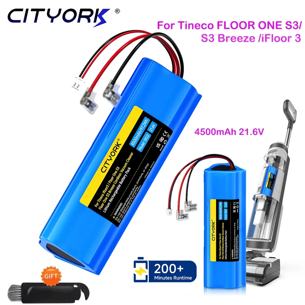 Replacement Battery Tineco FLOOR ONE S3 Tineco iFloor 3 Breeze S3 Vacuum Cleaner Battery FW25M-01 FW25W-01 HF10E-01 S3-01 rechargeable battery