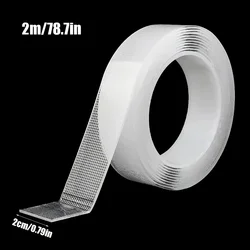 Ultra - Strong Double - Sided Nano Adhesive Tape - Clear, Removable, Waterproof, Heavy - Duty, Extra Sticky Strip, 1 - 5m (2m)