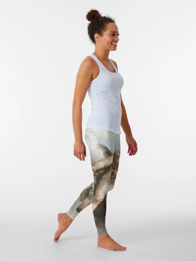 angel cherub renaissance aesthetic Leggings workout leggings Leggings for fitness