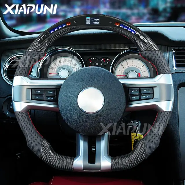 Volante In Fibra Di Carbonio Per Audi - Con Indicatore LED Cambio, Impugnatura In Pelle, Per S3/RS5 Ecc. 2012-2016 - Foto 8