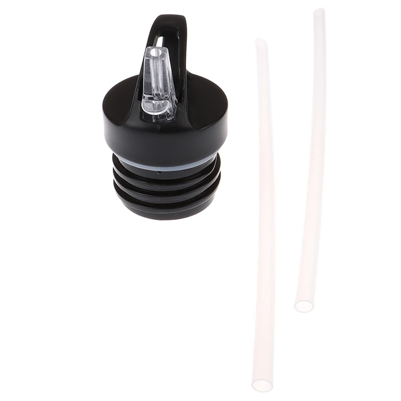 Water Drinking With Lid For Straw Flip Lids Cap Mouth Water Bottle With Straws Sports Bottle Nozzle Cover Straw + Cover