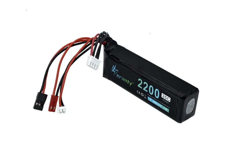 Teranty Batterie 11.1V 2200mAh 8C pour Walkera Devo12E RadioLink AT9