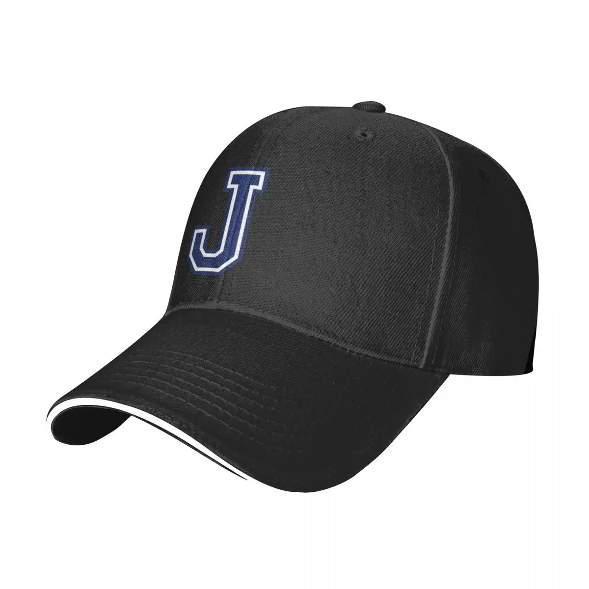 

Blue Initial Letter J Printing Baseball Cap For Men Adult High-end Snapback Caps Mens Hip Hop Street Tide Hat